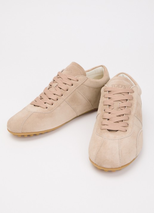 Tod's T-Marathon sneaker van kalfssuède - detail 3 beige