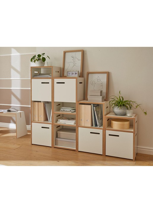 Tojo Halbstark opbergmodule Low 40 x 17,5 cm - voorkant 3 wit