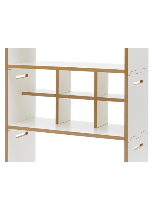Tojo Hochstapler plank 33 cm - achterkant wit
