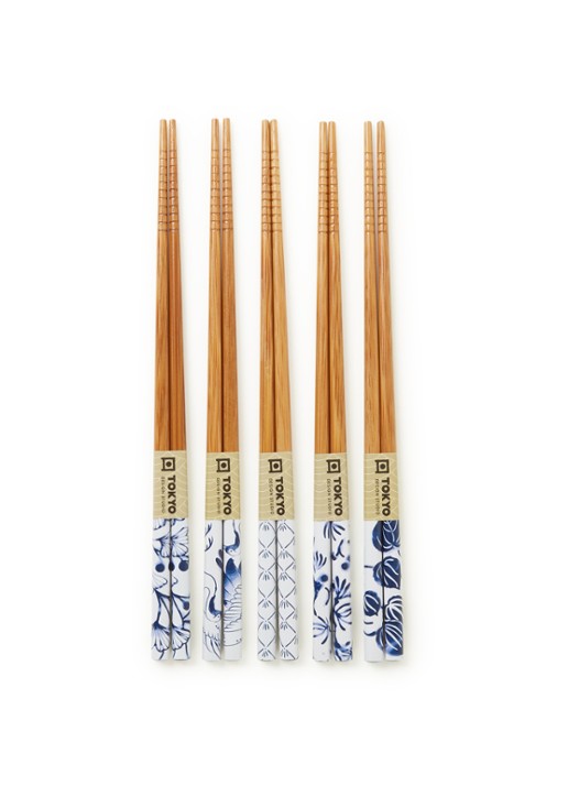 Tokyo Design Studio Chopsticks eetstokjes set van 5