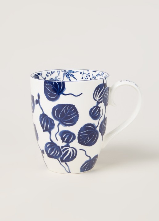 Tokyo Design Studio Flora Japonica Ivy mok 38 cl - voorkant 3 wit