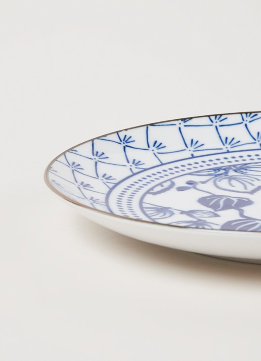 Tokyo Design Studio Flora Japonica Ivy ontbijtbord 20 cm - detail 3 wit