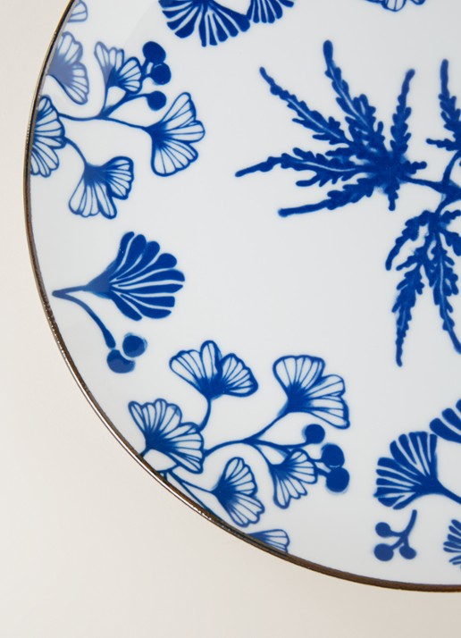 Tokyo Design Studio Flora Japonica Maple dinerbord 26 cm - detail wit