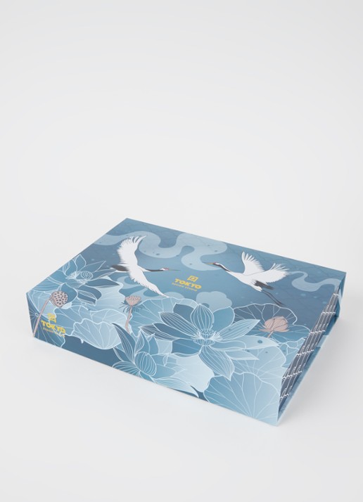 Tokyo Design Studio Glassy sushi serviesset van 8 - detail 3 donkerblauw