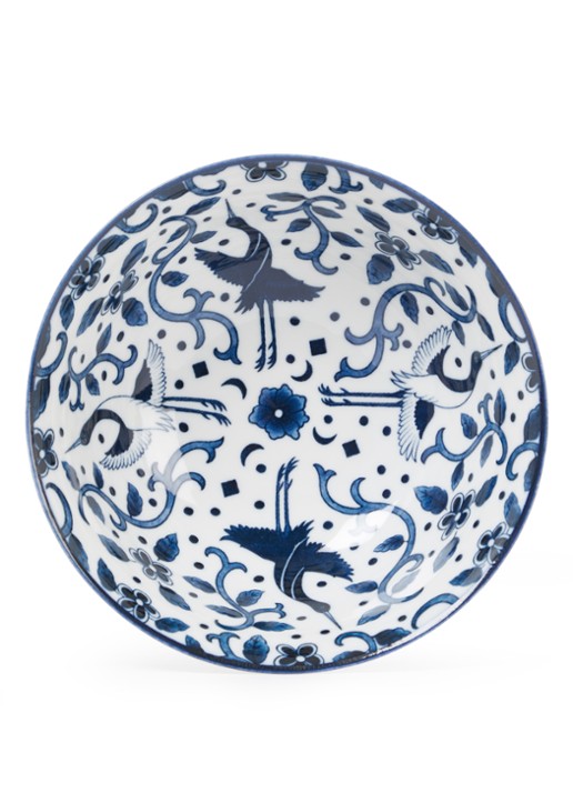 Tokyo Design Studio Mixed Bowls Mai Tsuru kom 21 cm - detail 2 blauw