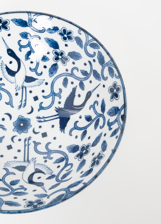 Tokyo Design Studio Mixed Bowls Maizuru kom 25 cm - detail 2 blauw