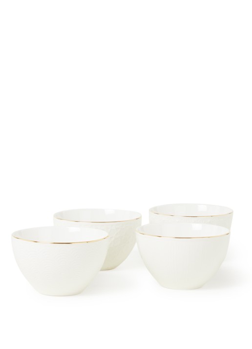 Tokyo Design Studio Nippon White kom 11,5 cm set van 4