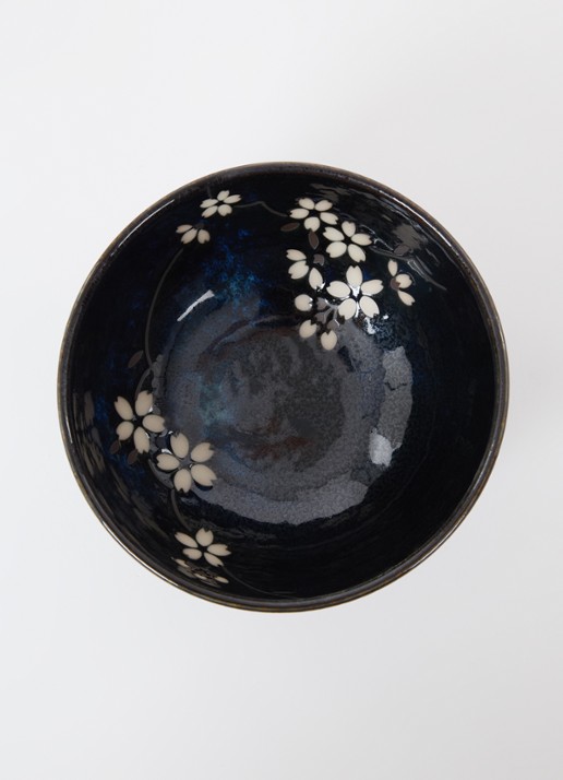 Tokyo Design Studio Sakura kom 15,5 cm - voorkant 2 donkerblauw