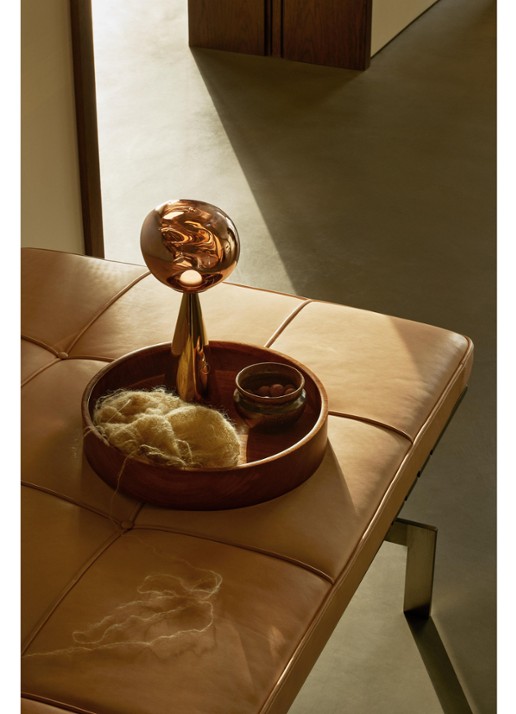 Tom Dixon Melt oplaadbare LED tafellamp 28,5 - voorkant 3 goud