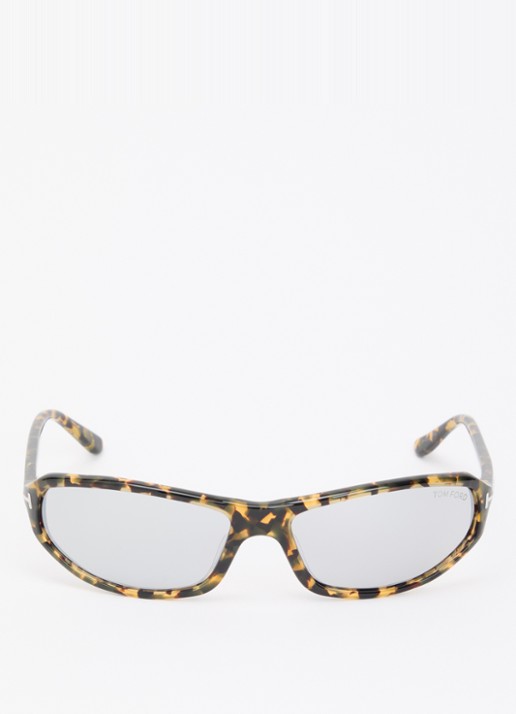 TOM FORD Addison-02 zonnebril FT1400 - detail 2 geel