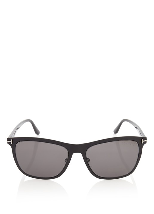 TOM FORD Alasdhair zonnebril FT0526 - voorkant 2 donkerbruin