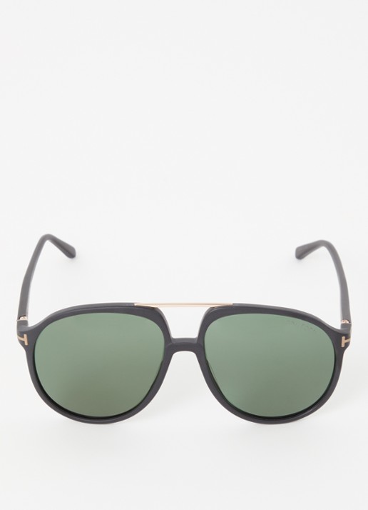 TOM FORD Archie zonnebril FT1079 - detail 2 donkergroen