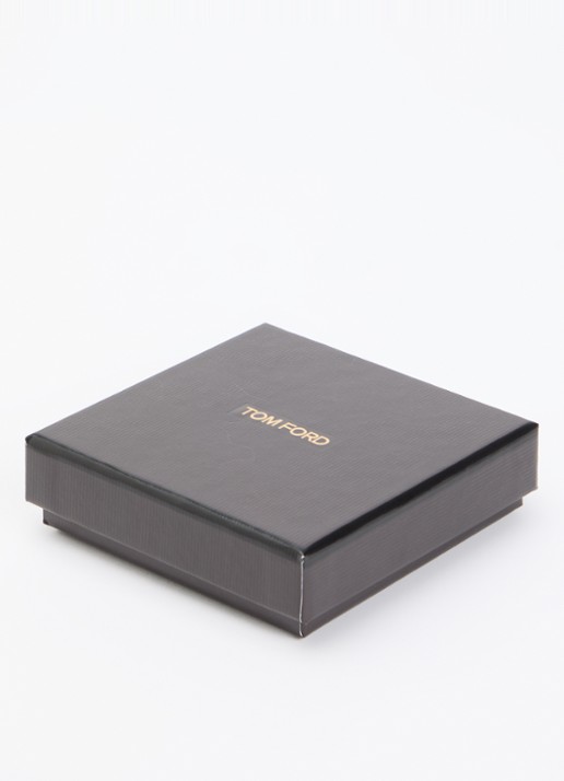 TOM FORD Armband van gevlochten leer - detail 2 bronsgroen