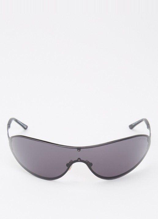 TOM FORD Brady-02 zonnebril FT1396 - detail zwart