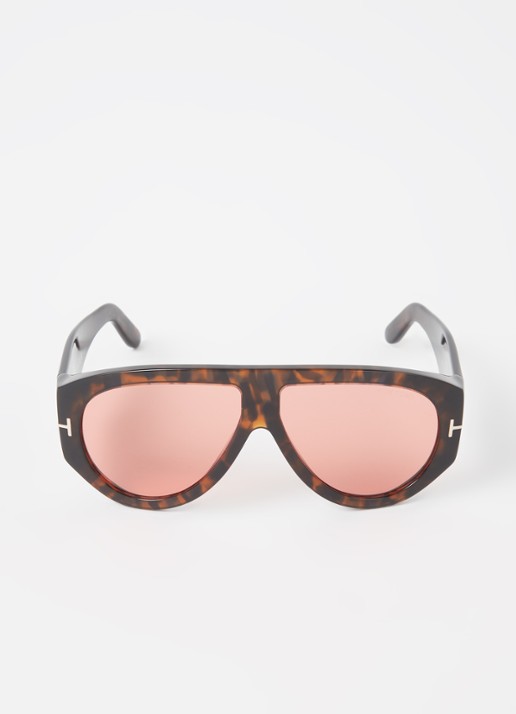 TOM FORD Bronson zonnebril FT1044 - voorkant 4 roodbruin