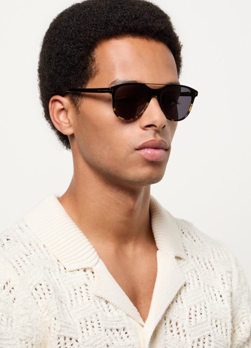 TOM FORD Damian-02 zonnebril TR001830 - voorkant 2 zwart