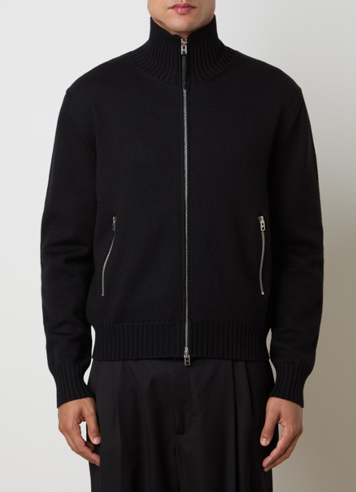 Tom Ford Fijngebreid vest van scheerwol met ritszakken