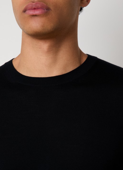 Tom Ford Fijngebreide pullover van wol  - detail 2 zwart
