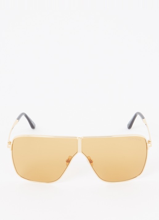TOM FORD Huxley zonnebril TR001881 - detail goud