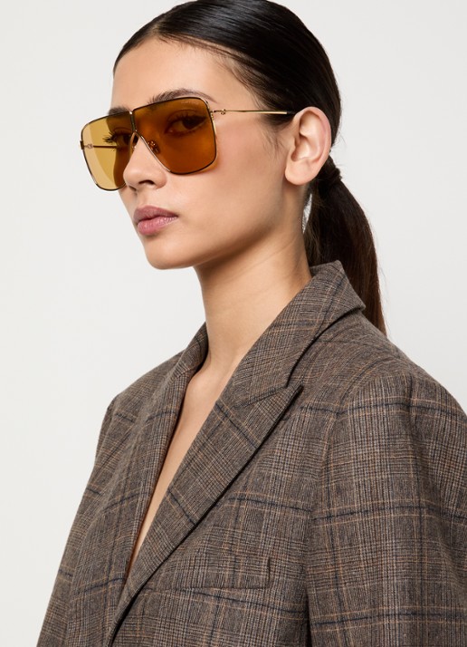 TOM FORD Huxley zonnebril TR001881 - voorkant 5 goud