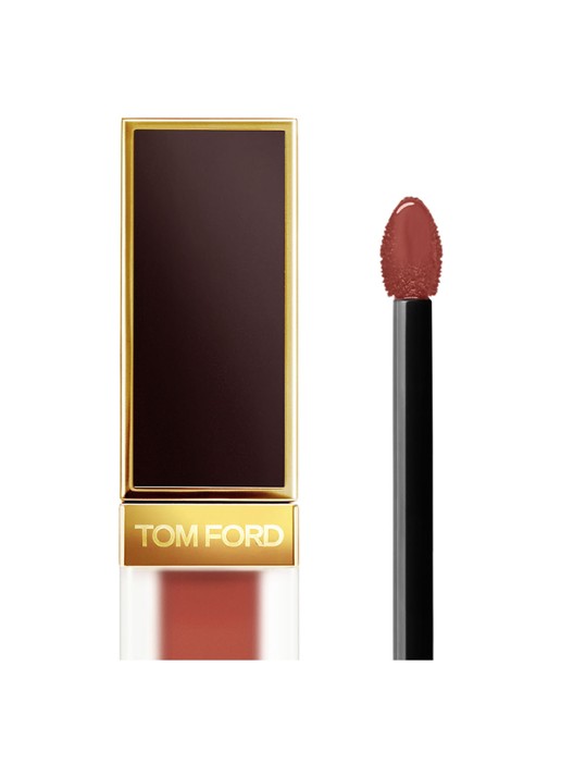 Tom Ford Liquid Lip Luxe Matte - vloeibare lipstick - detail 4 131 burnt peach