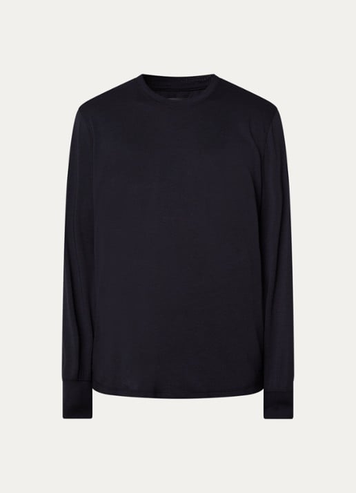 TOM FORD Longsleeve met ronde hals - voorkant 4 zwart