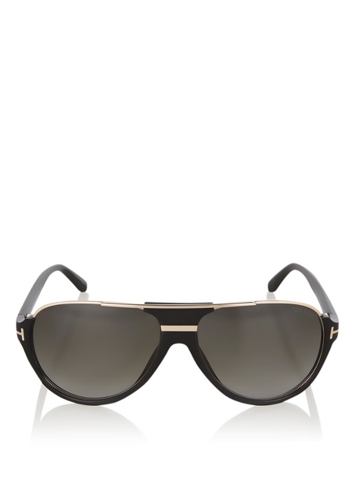 TOM FORD Piloten zonnebril Dimitry FT0334 - voorkant 4 zwart