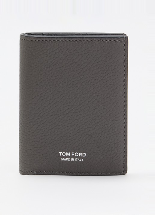 Tom Ford Portemonnee van kalfsleer met logo