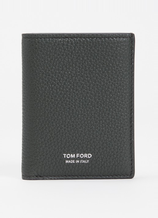 Tom Ford Portemonnee van kalfsleer met logo