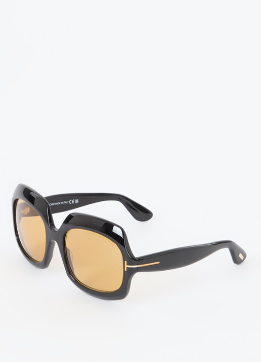 TOM FORD Ren zonnebril TR001878 - voorkant zwart