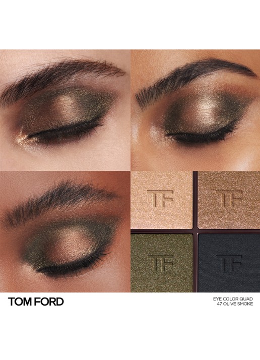 TOM FORD Runway Eye Color Quad Crème -  oogschaduw palette - detail 2 47 olive smoke