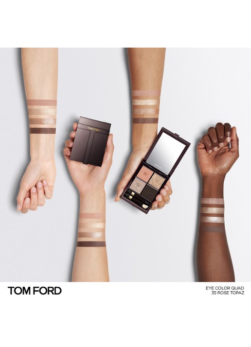 TOM FORD Runway Eye Color Quad Crème -  oogschaduw palette - detail 3 35 rose topaz