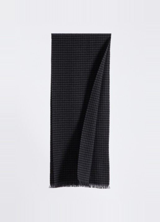 TOM FORD Sjaal in kasjmierblend  - detail 2 zwart