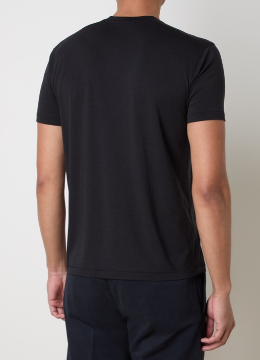 TOM FORD T-shirt met ronde hals - achterkant 5 zwart