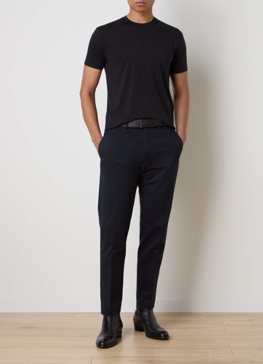 TOM FORD T-shirt met ronde hals - voorkant 2 zwart