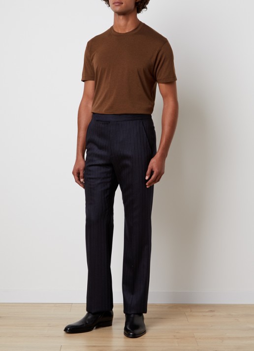 TOM FORD T-shirt met ronde hals - voorkant 5 cognac