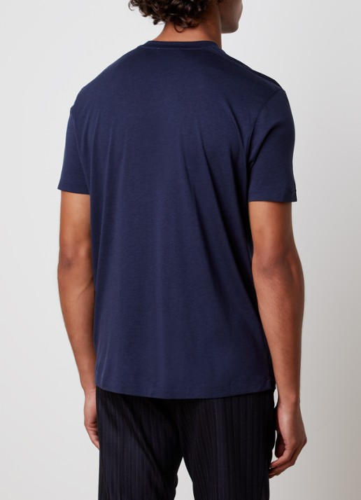 TOM FORD T-shirt met ronde hals - achterkant 3 indigo