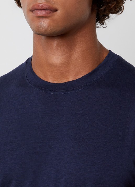 TOM FORD T-shirt met ronde hals - detail 2 indigo
