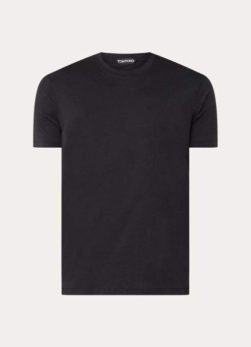 Tom Ford T-Shirt  - voorkant 4 zwart