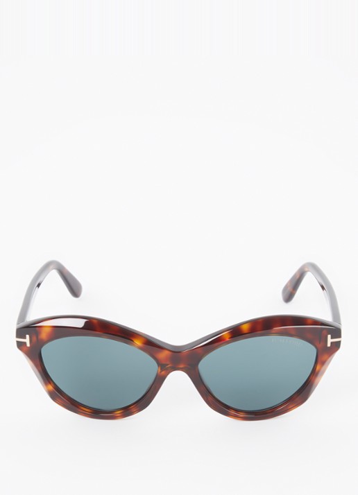 TOM FORD Toni Cat Eye zonnebril TR001841  - detail kastanjebruin