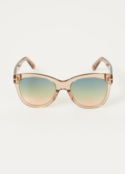 TOM FORD Wallace zonnebril FT0870 - voorkant 4 perzikroze