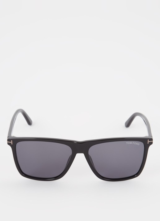 TOM FORD Wayfarer zonnebril FT0832-N - detail zwart