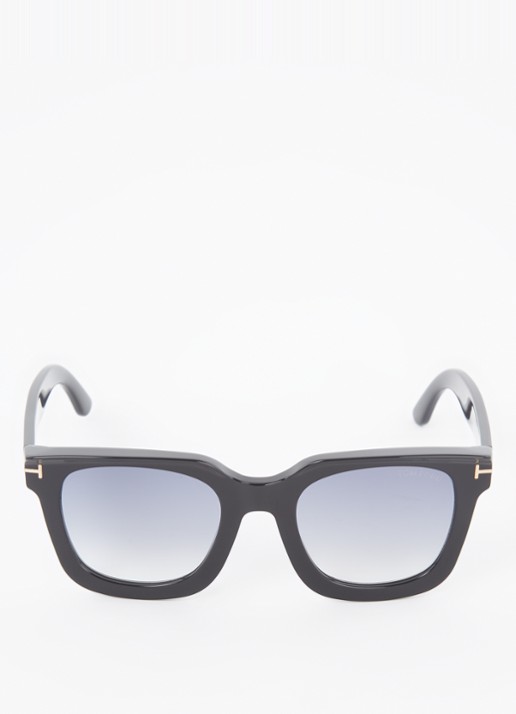 TOM FORD Wayfarer zonnebril TR001843 - detail zwart