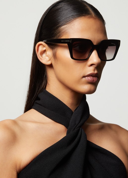 TOM FORD Winona zonnebril FT1030 - voorkant 5 zwart