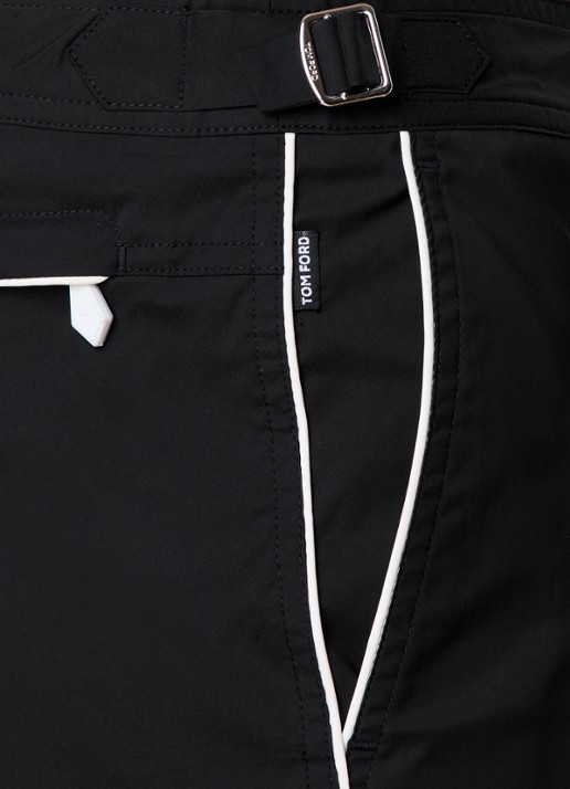TOM FORD Zwemshorts met steekzakken - detail 2 zwart