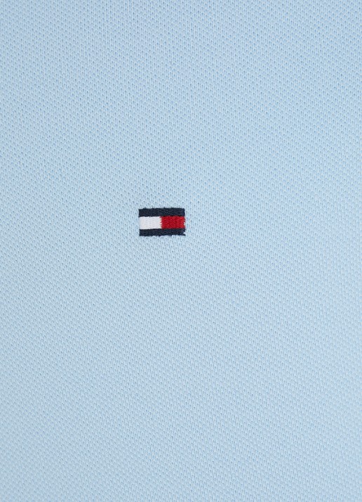 Tommy Hilfiger 1985 slim fit polo met logoborduring - detail 5 kingly blue / blauw