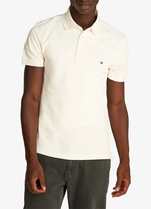 Tommy Hilfiger 1985 slim fit polo met logoborduring