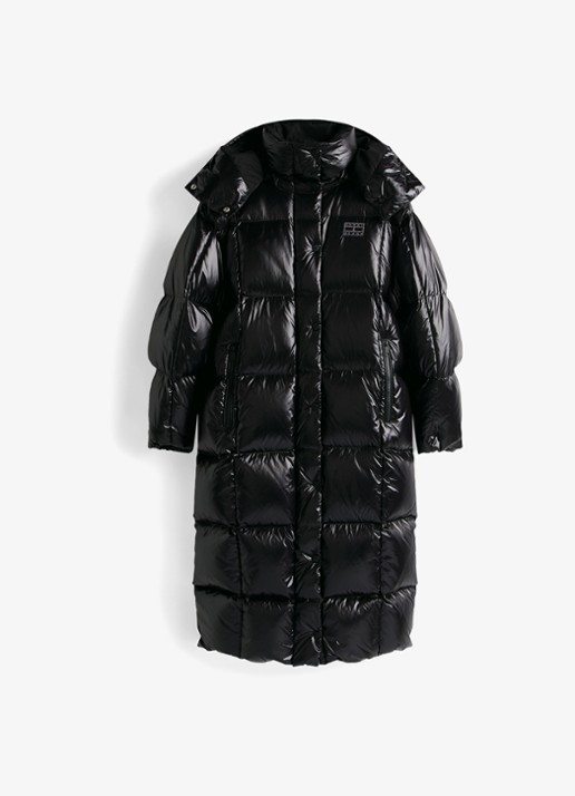 Tommy Hilfiger Alaska longline puffer jas met steekzakken