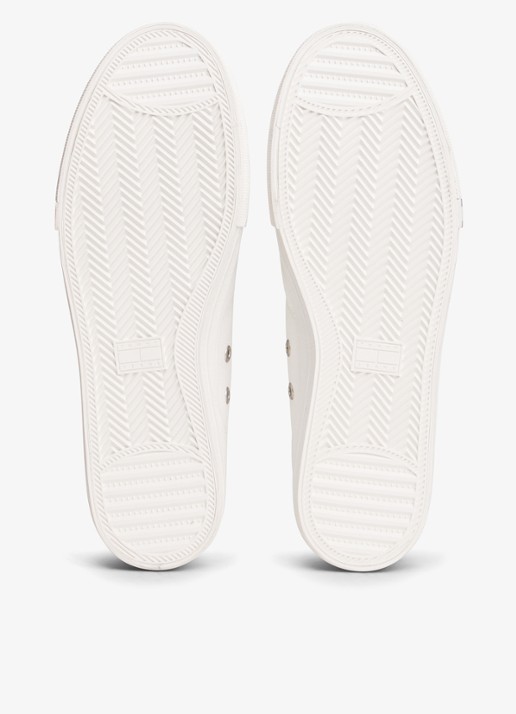 Tommy Hilfiger Archive Vulc sneaker met doorgestikte details  - detail 5 beige