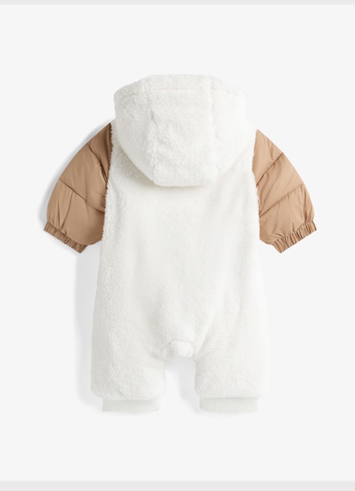 Tommy Hilfiger Babypak met capuchon - achterkant wit